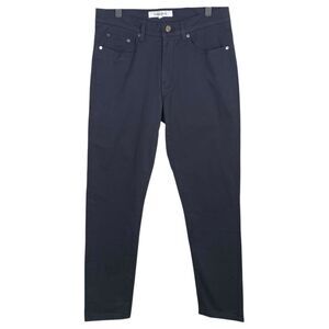 Collars & Co CEO Pants Mens 30x30 Navy 5 Pocket Cotton Stretch (Tag 30x32) NWT